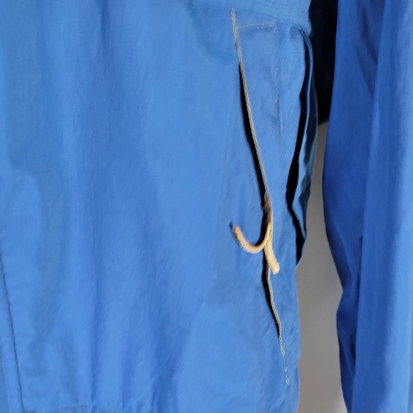 Mens Timberland Weathergear Jacket Fold away Hood 4 Zip Pockets Size Medium - Picture 6 of 16